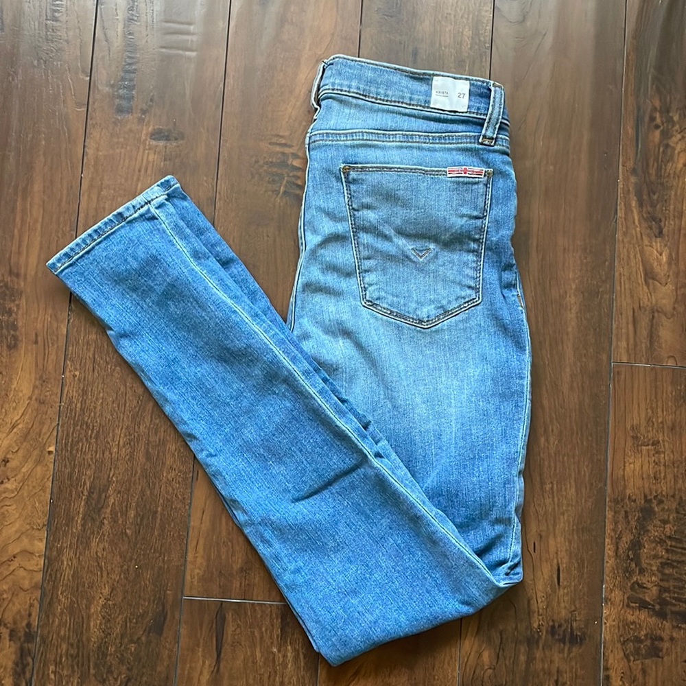 Hudson Jeans light wash skinny jeans